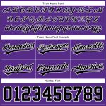 Personalized Purple Black-White Authentic Throwback Basketball Shorts