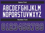 Personalized Purple Black-White Mesh Drift Fashion Football Jersey Team Custom Name and Number