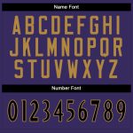 Personalized Purple Black-White Mesh Split Fashion Football Jersey Team Custom Name and Number