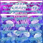 Personalized Purple Blue-White 3D Pattern Design Jellyfish Authentic Baseball Jersey Team Custom Name and Number