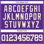 Personalized Purple Cream Authentic Baseball Jersey Team Custom Name and Number