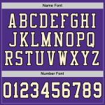 Personalized Purple Cream-Black Mesh Authentic Football Jersey Team Custom Name and Number
