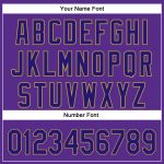 Personalized Purple Dark Purple-Old Gold 3D Pattern Design Football Helmet And Ball Authentic Baseball Jersey Team Custom Name and Number
