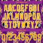 Personalized Purple Gold-White 3D Pattern Design Billiards Snooker 8 Ball With Hotrod Flame Authentic Baseball Jersey Team Custom Name and Number