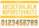 Personalized Purple Gold-White Mesh Drift Fashion Football Jersey Team Custom Name and Number