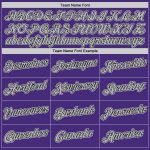 Personalized Purple Gray-Black Authentic Throwback Basketball Jersey
