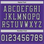 Personalized Purple Gray-Black Mesh Authentic Football Jersey