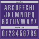 Personalized Purple Gray Performance Golf Polo Shirt Team Custom Name and Number
