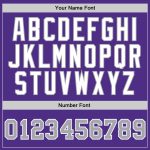 Personalized Purple Gray-White Authentic Throwback Basketball Jersey Team Custom Name and Number