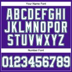 Personalized Purple Kelly Green-Gray Mesh Authentic Throwback Baseball Jersey Team Custom Name and Number