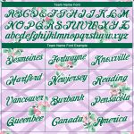 Personalized Purple Kelly Green-White 3D Pattern Design Flowers Performance T-Shirt Team Custom Name and Number