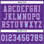 Personalized Purple Light Blue-Pink Mesh Authentic Football Jersey