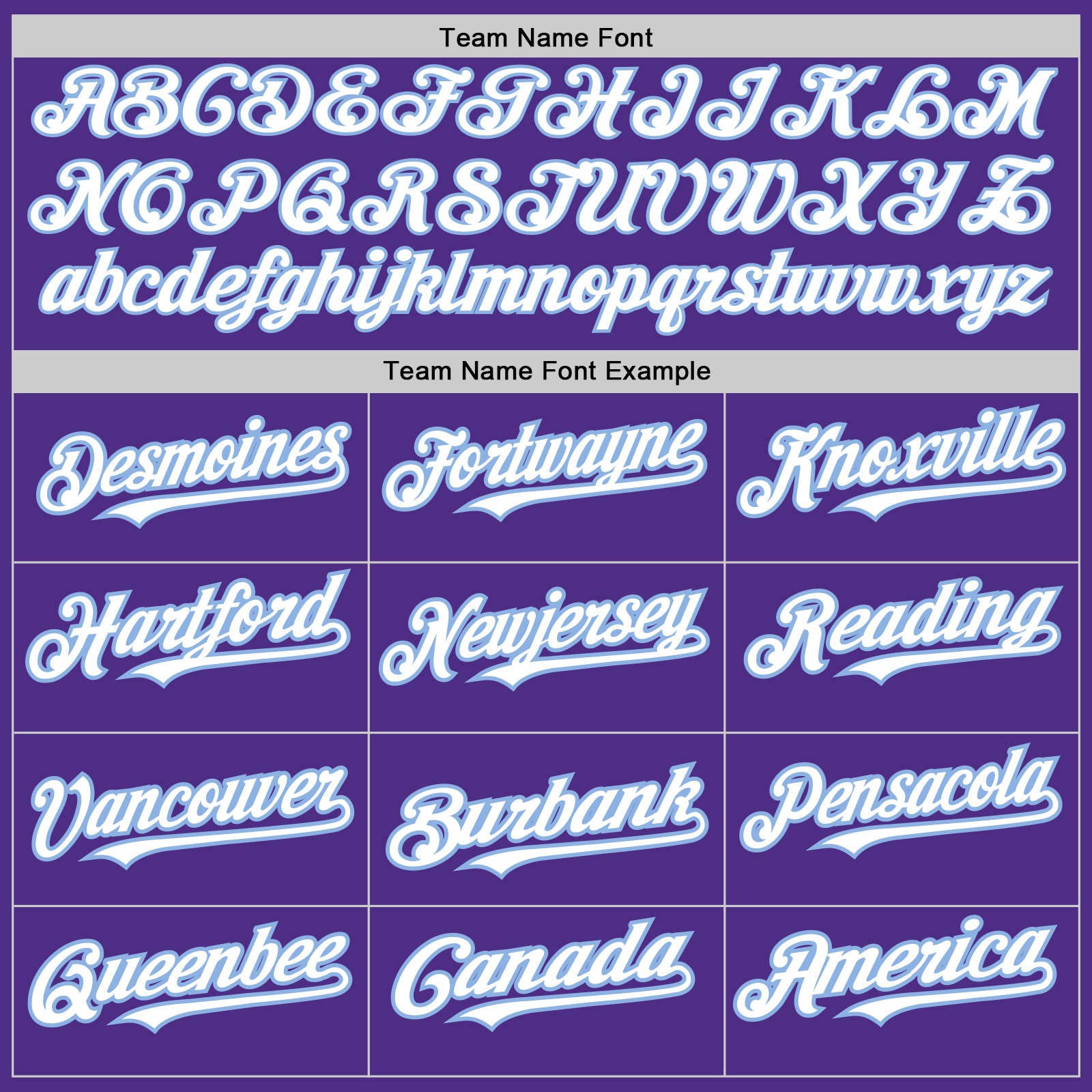 Personalized Purple Light Blue Pinstripe White Two-Button Unisex Softball Jersey Team Custom Name and Number Personalized Purple Light Blue Pinstripe White Two-Button Unisex Softball Jersey Team Custom Name and Number - Image 4