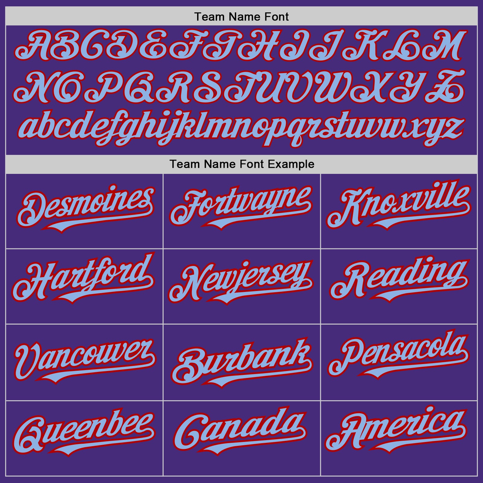 Personalized Purple Light Blue-Red Authentic Baseball Jersey Team Custom Name and Number Personalized Purple Light Blue-Red Authentic Baseball Jersey Team Custom Name and Number - Image 4