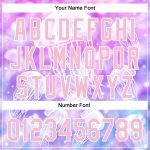 Personalized Purple Light Pink-White 3D Pattern Design Jellyfish Authentic Baseball Jersey Team Custom Name and Number