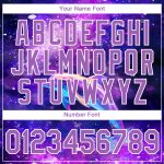 Personalized Purple Medium Purple-White 3D Pattern Design Animal Dolphin Performance T-Shirt Team Custom Name and Number