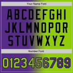 Personalized Purple Neon Green-Black Bomber Full-Snap Varsity Letterman Gradient Fashion Jacket Team Custom Name and Number