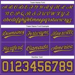 Personalized Purple Old Gold-Black Authentic Basketball Shorts Team Custom Name and Number