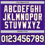 Personalized Purple Old Gold-Black Authentic Throwback Baseball Jersey Team Custom Name and Number