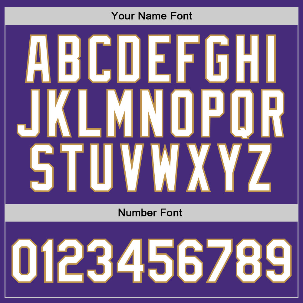 Personalized Purple Old Gold-Black Authentic Throwback Basketball Jersey Personalized Purple Old Gold-Black Authentic Throwback Basketball Jersey - Image 4
