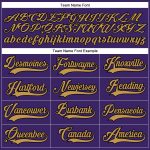 Personalized Purple Old Gold-Black Hockey Lace Neck Jersey Team Custom Name and Number
