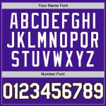 Personalized Purple Old Gold-Black Mesh Authentic Throwback Baseball Jersey