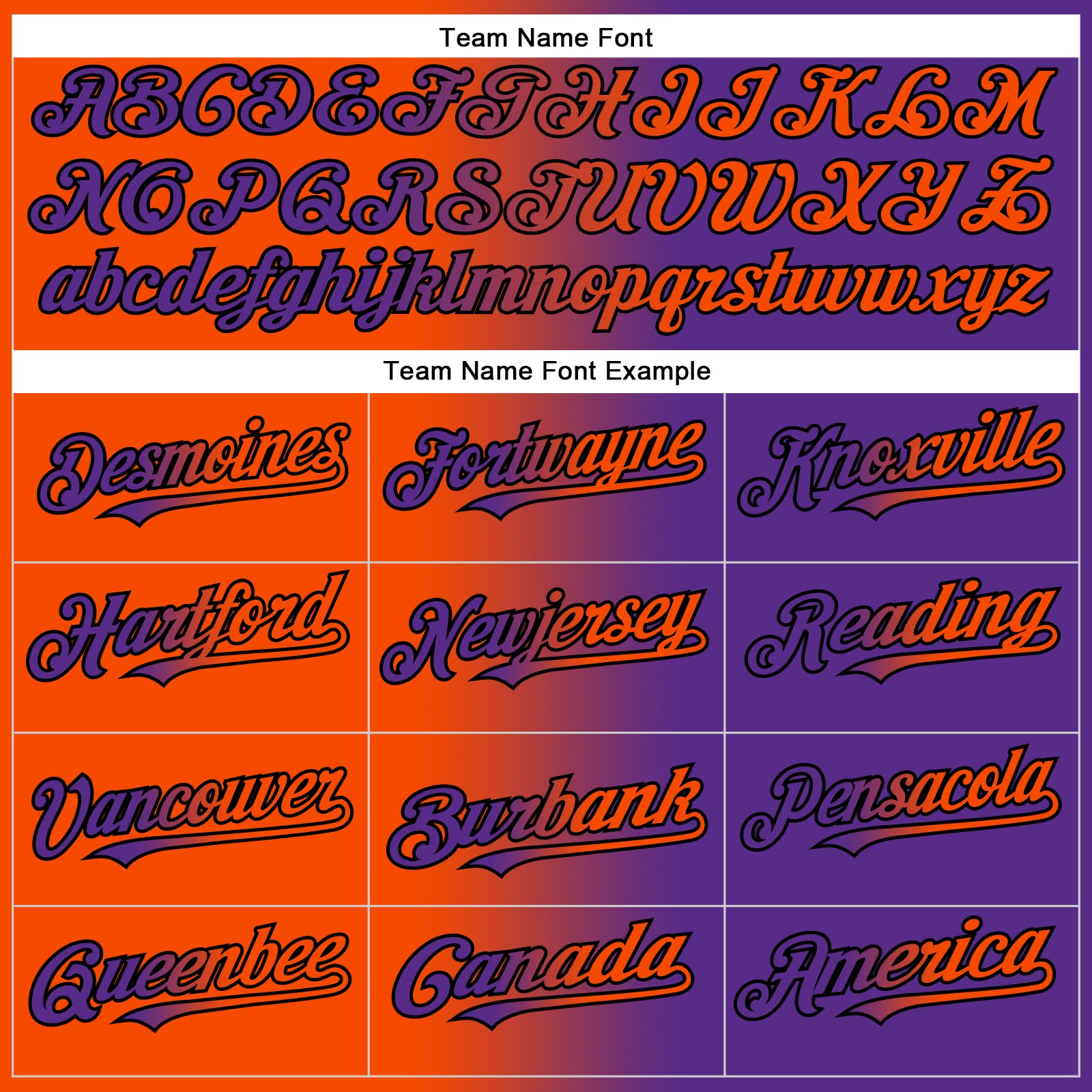 Personalized Purple Orange-Black Authentic Gradient Fashion Baseball Jersey Team Custom Name and Number Personalized Purple Orange-Black Authentic Gradient Fashion Baseball Jersey Team Custom Name and Number - Image 5