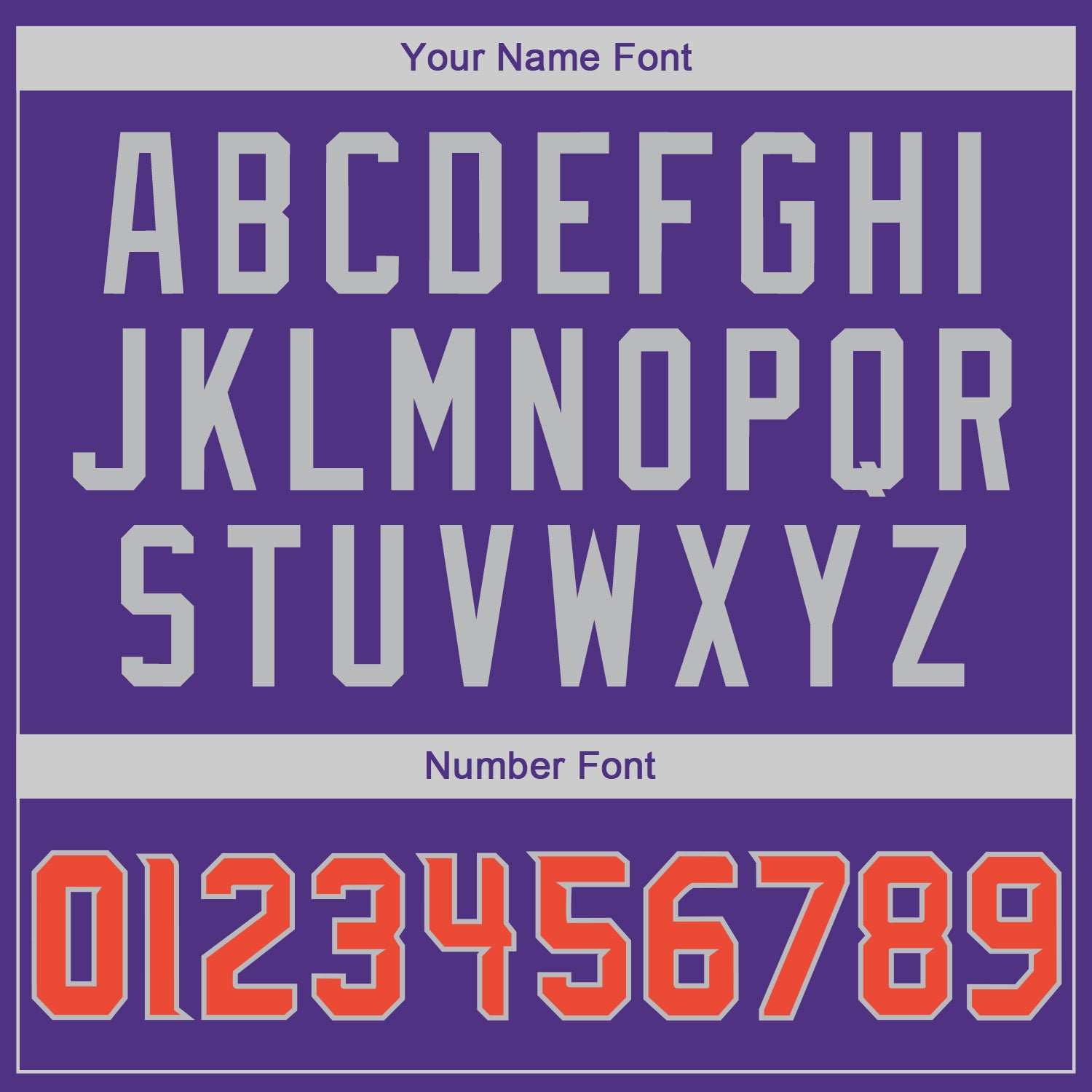Personalized Purple Orange-Gray Authentic Throwback Basketball Jersey Team Custom Name and Number Personalized Purple Orange-Gray Authentic Throwback Basketball Jersey Team Custom Name and Number - Image 4