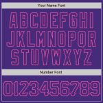 Personalized Purple Pink 3D Pattern Design Abstract Splatter Grunge Art Authentic Baseball Jersey Team Custom Name and Number