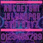 Personalized Purple Pink 3D Pattern Design Magic Mushrooms Over Sacred Geometry Psychedelic Hallucination Authentic Basketball Jersey Team Custom Name and Number