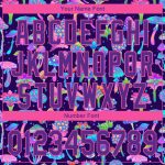 Personalized Purple Pink 3D Pattern Design Magic Mushrooms Psychedelic Hallucination Performance Golf Polo Shirt Team Custom Name and Number