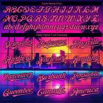 Personalized Purple Pink-Black 3D Miami Palm Trees City Edition Authentic Baseball Jersey Team Custom Name and Number
