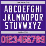 Personalized Purple Pink-Black Authentic Throwback Baseball Jersey Team Custom Name and Number
