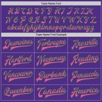 Personalized Purple Pink-Kelly Green Bomber Full-Snap Varsity Letterman Jacket Team Custom Name and Number