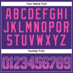 Personalized Purple Pink-Light Blue Authentic Drift Fashion Baseball Jersey Team Custom Name and Number