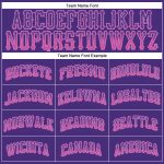 Personalized Purple Pink-Light Blue Authentic Drift Fashion Baseball Jersey Team Custom Name and Number