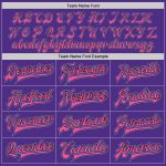 Personalized Purple Pink Light Blue-Black Bomber Full-Snap Varsity Letterman Two Tone Jacket Team Custom Name and Number