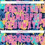 Personalized Purple Pink-White 3D Pattern Design Abstract Leaf Performance T-Shirt Team Custom Name and Number