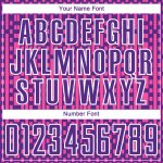 Personalized Purple Pink-White Abstract Geometric Shapes Sublimation Soccer Uniform Jersey Team Custom Name and Number