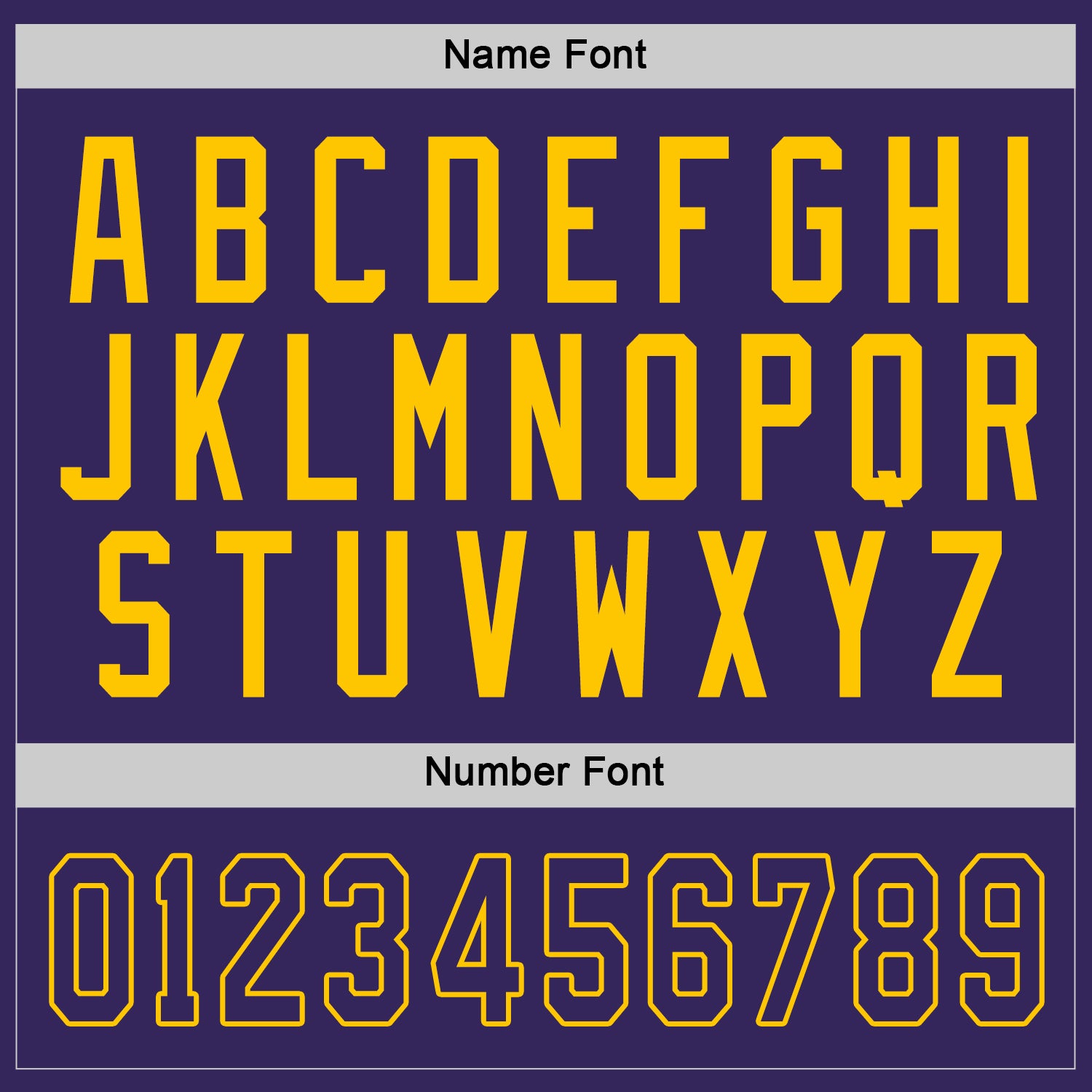 Personalized Purple Purple-Gold Hockey Jersey Team Custom Name and Number Personalized Purple Purple-Gold Hockey Jersey Team Custom Name and Number - Image 3