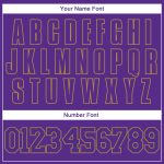 Personalized Purple Purple-Old Gold Authentic Baseball Jersey