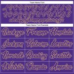 Personalized Purple Purple-Old Gold Authentic Throwback Basketball Jersey Team Custom Name and Number