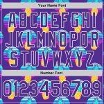 Personalized Purple Purple-White 3D Pattern Design Pineapples Authentic Basketball Jersey Team Custom Name and Number