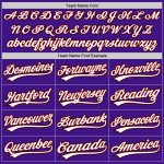 Personalized Purple Red-Black Authentic Throwback Baseball Jersey Team Custom Name and Number
