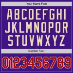 Personalized Purple Red-Cream Authentic Throwback Baseball Jersey Team Custom Name and Number