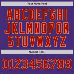 Personalized Purple Red-Gold Authentic Baseball Jersey Team Custom Name and Number