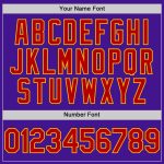 Personalized Purple Red-Gold Mesh Authentic Throwback Baseball Jersey Team Custom Name and Number