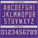 Personalized Purple Red-Light Blue Pinstripe Authentic Split Fashion Baseball Jersey Team Custom Name and Number