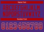 Personalized Purple Red-White Mesh Drift Fashion Football Jersey Team Custom Name and Number