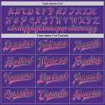 Personalized Purple Sky Blue Black-Pink Bomber Full-Snap Varsity Letterman Jacket Team Custom Name and Number